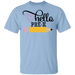 CustomCat Gosszy - Hello Pre-K grade Apparel G500B Youth 5.3 oz 100% Cotton T-Shirt / Light Blue / YXS