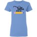 CustomCat Gosszy - Hello Pre-K grade Apparel G500L Ladies' 5.3 oz. T-Shirt / Carolina Blue / S