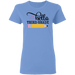 CustomCat Gosszy - Hello Third grade Apparel G500L Ladies' 5.3 oz. T-Shirt / Carolina Blue / S