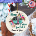 CustomCat Gosszy - Home where park it Circle Ornament Ornaments White / One Size
