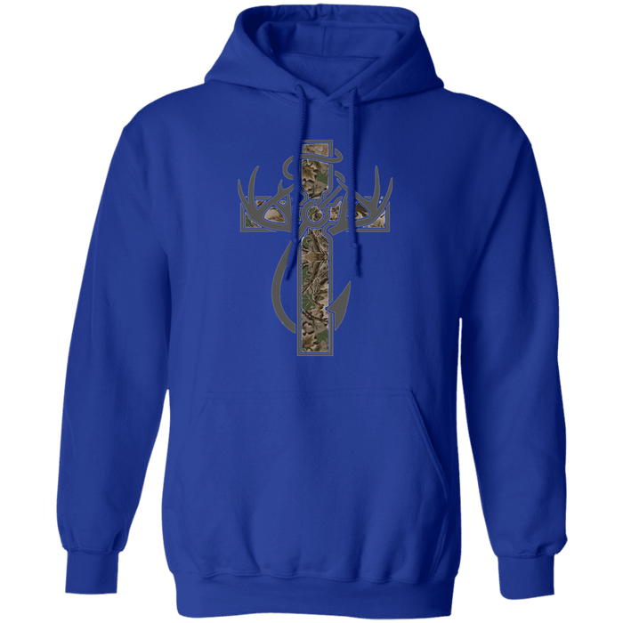 CustomCat Gosszy - Hunter Cross - tshirt Apparel G185 Gildan Pullover Hoodie 8 oz. / Royal / S