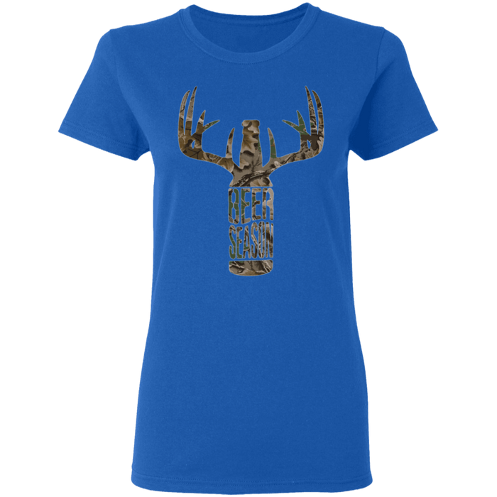 CustomCat Gosszy - Hunting beer - tshirt Apparel G500L Gildan Ladies' 5.3 oz. T-Shirt / Royal / S