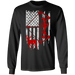CustomCat Gosszy - Hunting Flag - tshirt Apparel G240 Gildan LS Ultra Cotton T-Shirt / Black / S