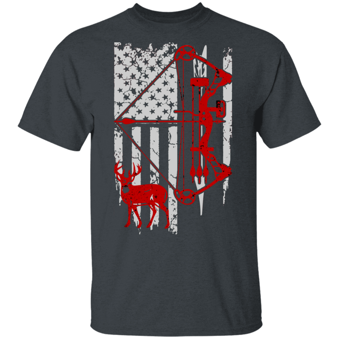 CustomCat Gosszy - Hunting Flag - tshirt Apparel G500 Gildan 5.3 oz. T-Shirt / Dark Heather / S