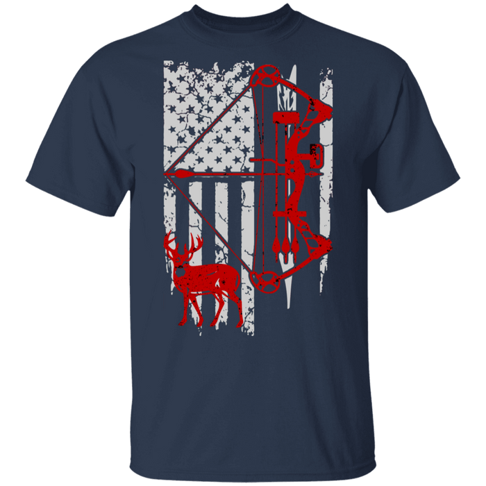 CustomCat Gosszy - Hunting Flag - tshirt Apparel G500 Gildan 5.3 oz. T-Shirt / Navy / S