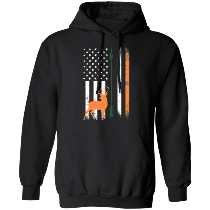 CustomCat Gosszy - Hunting irish - tshirt Apparel G185 Gildan Pullover Hoodie 8 oz. / Black / S