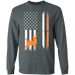 CustomCat Gosszy - Hunting irish - tshirt Apparel G240 Gildan LS Ultra Cotton T-Shirt / Dark Heather / S