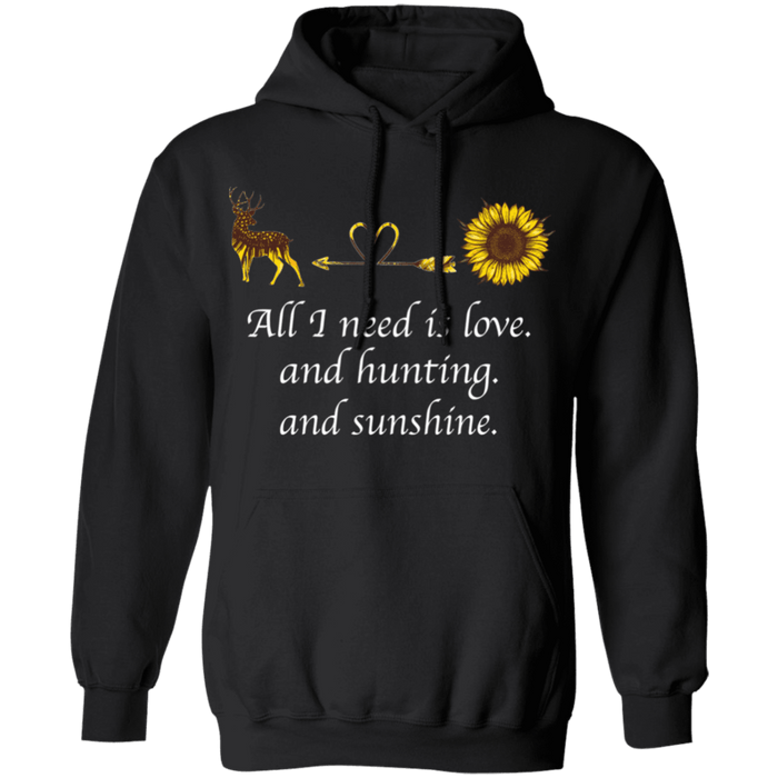 CustomCat Gosszy - Hunting sunshine - tshirt Apparel G185 Gildan Pullover Hoodie 8 oz. / Black / S