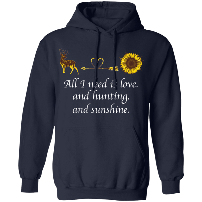 CustomCat Gosszy - Hunting sunshine - tshirt Apparel G185 Gildan Pullover Hoodie 8 oz. / Navy / S