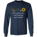 CustomCat Gosszy - Hunting sunshine - tshirt Apparel G240 Gildan LS Ultra Cotton T-Shirt / Navy / S