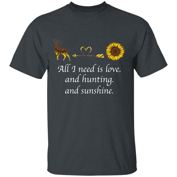 CustomCat Gosszy - Hunting sunshine - tshirt Apparel G500 Gildan 5.3 oz. T-Shirt / Dark Heather / S