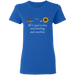 CustomCat Gosszy - Hunting sunshine - tshirt Apparel G500L Gildan Ladies' 5.3 oz. T-Shirt / Royal / S