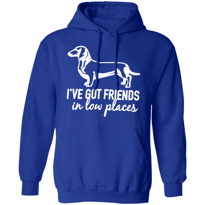 CustomCat Gosszy - i've got friends, dog - tshirt Apparel G185 Gildan Pullover Hoodie 8 oz. / Royal / S