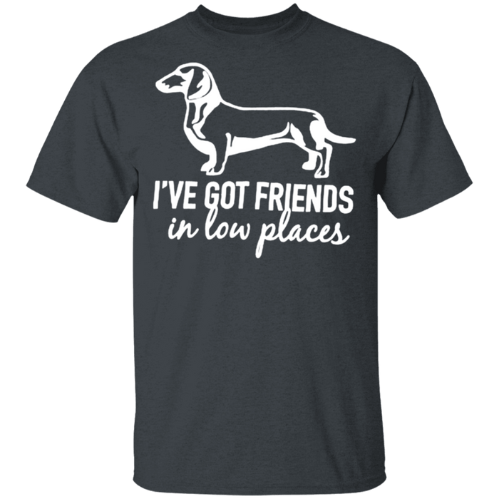 CustomCat Gosszy - i've got friends, dog - tshirt Apparel G500 Gildan 5.3 oz. T-Shirt / Dark Heather / S