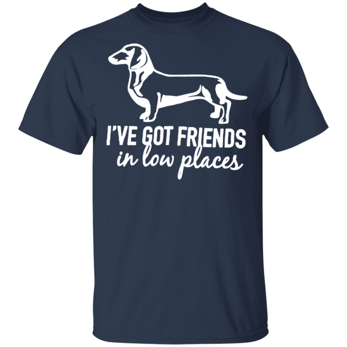 CustomCat Gosszy - i've got friends, dog - tshirt Apparel G500 Gildan 5.3 oz. T-Shirt / Navy / S