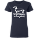 CustomCat Gosszy - i've got friends, dog - tshirt Apparel G500L Gildan Ladies' 5.3 oz. T-Shirt / Navy / S