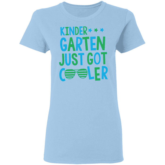 CustomCat Gosszy - Kinder Apparel G500L Ladies' 5.3 oz. T-Shirt / Light Blue / S