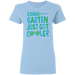 CustomCat Gosszy - Kinder Apparel G500L Ladies' 5.3 oz. T-Shirt / Light Blue / S