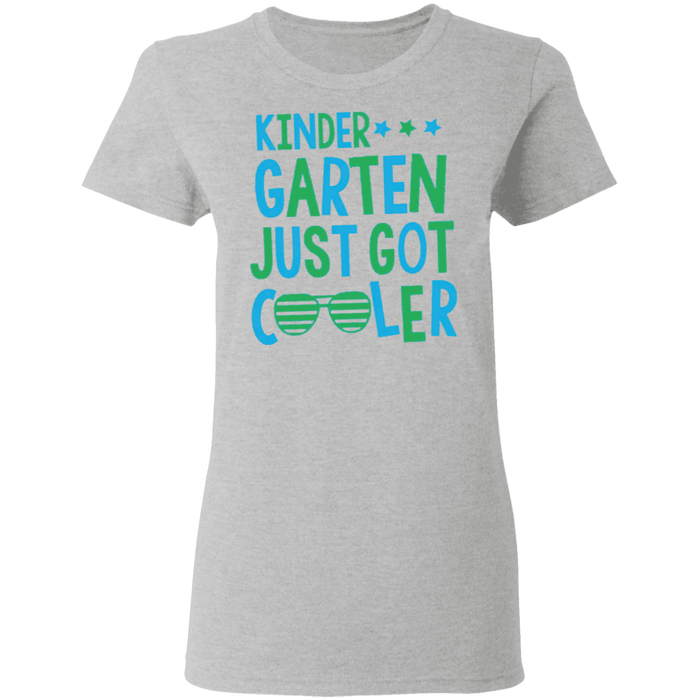 CustomCat Gosszy - Kinder Apparel G500L Ladies' 5.3 oz. T-Shirt / Sport Grey / S