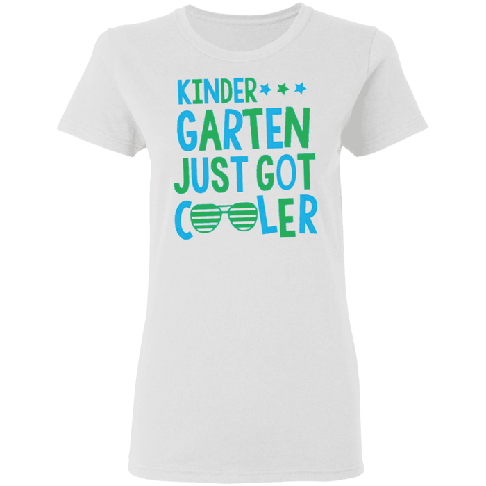 CustomCat Gosszy - Kinder Apparel G500L Ladies' 5.3 oz. T-Shirt / White / S