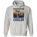 CustomCat Gosszy - Motocross Dad Cooler Apparel G185 Pullover Hoodie 8 oz. / Ash / S