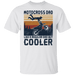 CustomCat Gosszy - Motocross Dad Cooler Apparel G500 5.3 oz. T-Shirt / White / S
