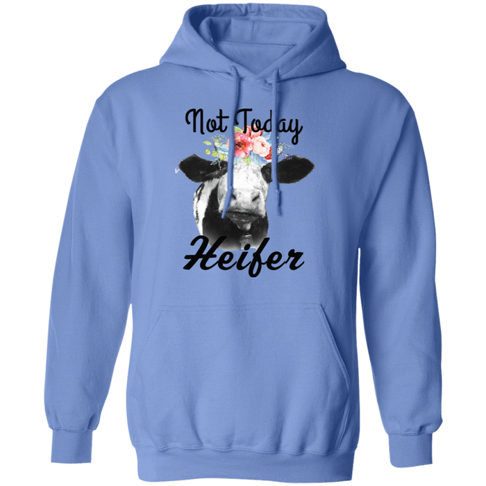 CustomCat Gosszy - Not today Heifer - tshirt Apparel G185 Gildan Pullover Hoodie 8 oz. / Carolina Blue / S