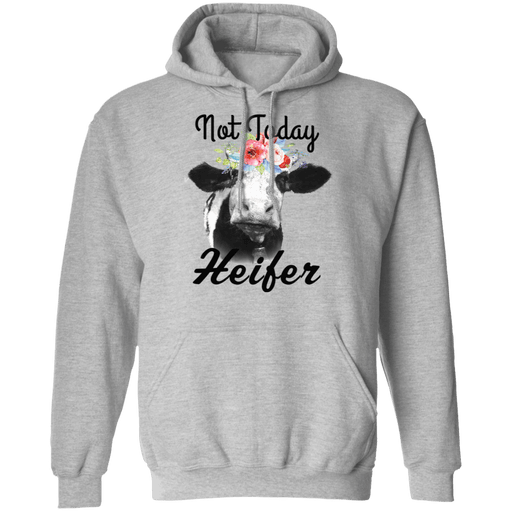 CustomCat Gosszy - Not today Heifer - tshirt Apparel G185 Gildan Pullover Hoodie 8 oz. / Sport Grey / S