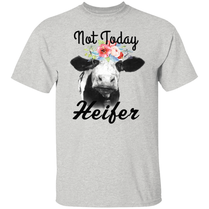 CustomCat Gosszy - Not today Heifer - tshirt Apparel G500 Gildan 5.3 oz. T-Shirt / Ash / S