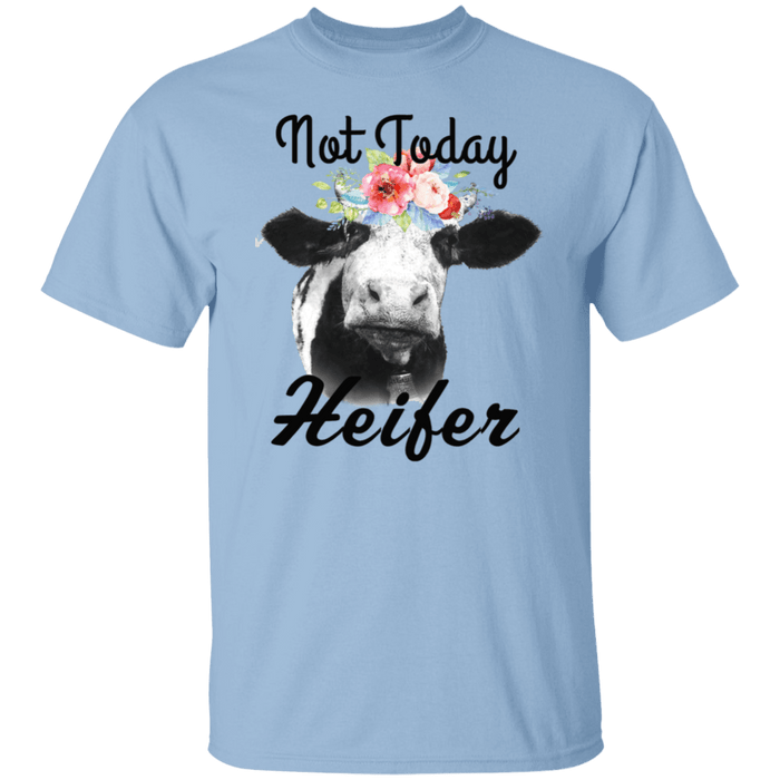 CustomCat Gosszy - Not today Heifer - tshirt Apparel G500 Gildan 5.3 oz. T-Shirt / Light Blue / S