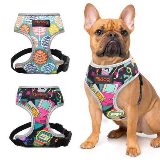 Gosszy Gosszy - Nylon Dog Cat Harness Printed Harness Puppy Small Dogs