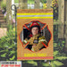 Gosszy Gosszy - Personalized Firefighters Garden Flag - Upload Your Image Flag Garden Flag Without flagpole