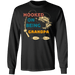 CustomCat Gosszy - Personalized Fishing hooked 2 Apparel G240 LS Ultra Cotton T-Shirt / Black / S