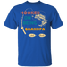 CustomCat Gosszy - Personalized Fishing hooked 2 Apparel G500 5.3 oz. T-Shirt / Royal / S