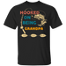 CustomCat Gosszy - Personalized Fishing hooked 3 Apparel G500 5.3 oz. T-Shirt / Black / S