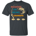 CustomCat Gosszy - Personalized Fishing hooked 3 Apparel G500 5.3 oz. T-Shirt / Dark Heather / S