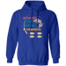 CustomCat Gosszy - Personalized Fishing hooked 4 Apparel G185 Pullover Hoodie 8 oz. / Royal / S