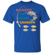 CustomCat Gosszy - Personalized Fishing hooked 4 Apparel G500 5.3 oz. T-Shirt / Royal / S