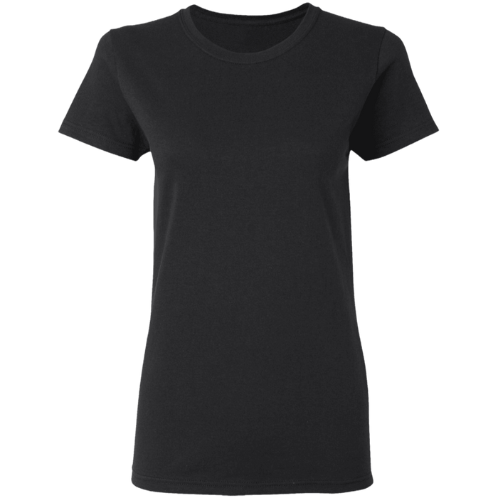 Gosszy Gosszy - Personalized Your Text T shirt Tshirt G500L Ladies' 5.3 oz. T-Shirt / Black / S