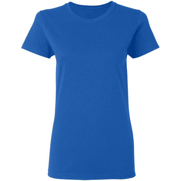 Gosszy Gosszy - Personalized Your Text T shirt Tshirt G500L Ladies' 5.3 oz. T-Shirt / Royal / S