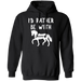 CustomCat Gosszy - Rather be with horse personalized - tshirt  G185 Gildan Pullover Hoodie 8 oz. / Black / S