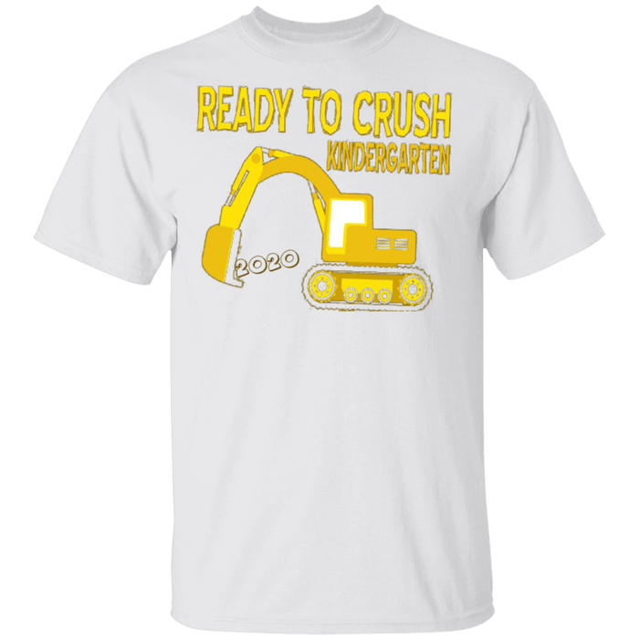 CustomCat Gosszy - ready to crush kinder Apparel G500 5.3 oz. T-Shirt / White / S