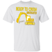 CustomCat Gosszy - ready to crush kinder Apparel G500 5.3 oz. T-Shirt / White / S