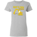 CustomCat Gosszy - ready to crush kinder Apparel G500L Ladies' 5.3 oz. T-Shirt / Sport Grey / S