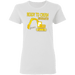 CustomCat Gosszy - ready to crush kinder Apparel G500L Ladies' 5.3 oz. T-Shirt / White / S