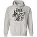 CustomCat Gosszy - Ride Fast motocross Apparel G185 Pullover Hoodie 8 oz. / Ash / S