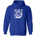 CustomCat Gosszy - she want..D, deerhunting - tshirt Apparel G185 Gildan Pullover Hoodie 8 oz. / Royal / S