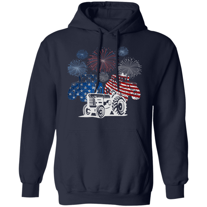 CustomCat Gosszy - Tractor farm - tshirt Apparel G185 Gildan Pullover Hoodie 8 oz. / Navy / S