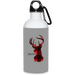 CustomCat Gosszy - WhiteWaterBottle_hunting Apparel 23663 20 oz. Stainless Steel Water Bottle / Gray / One Size