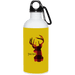 CustomCat Gosszy - WhiteWaterBottle_hunting Apparel 23663 20 oz. Stainless Steel Water Bottle / Old Gold / One Size